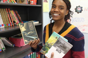 Carpenter is a voracious reader and keeps an extensive young adult library for students. 